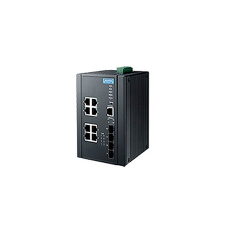 Advantech 8G+4Sfp With Mega Poe Wide Temp EKI-7712G-4FMPI-AE